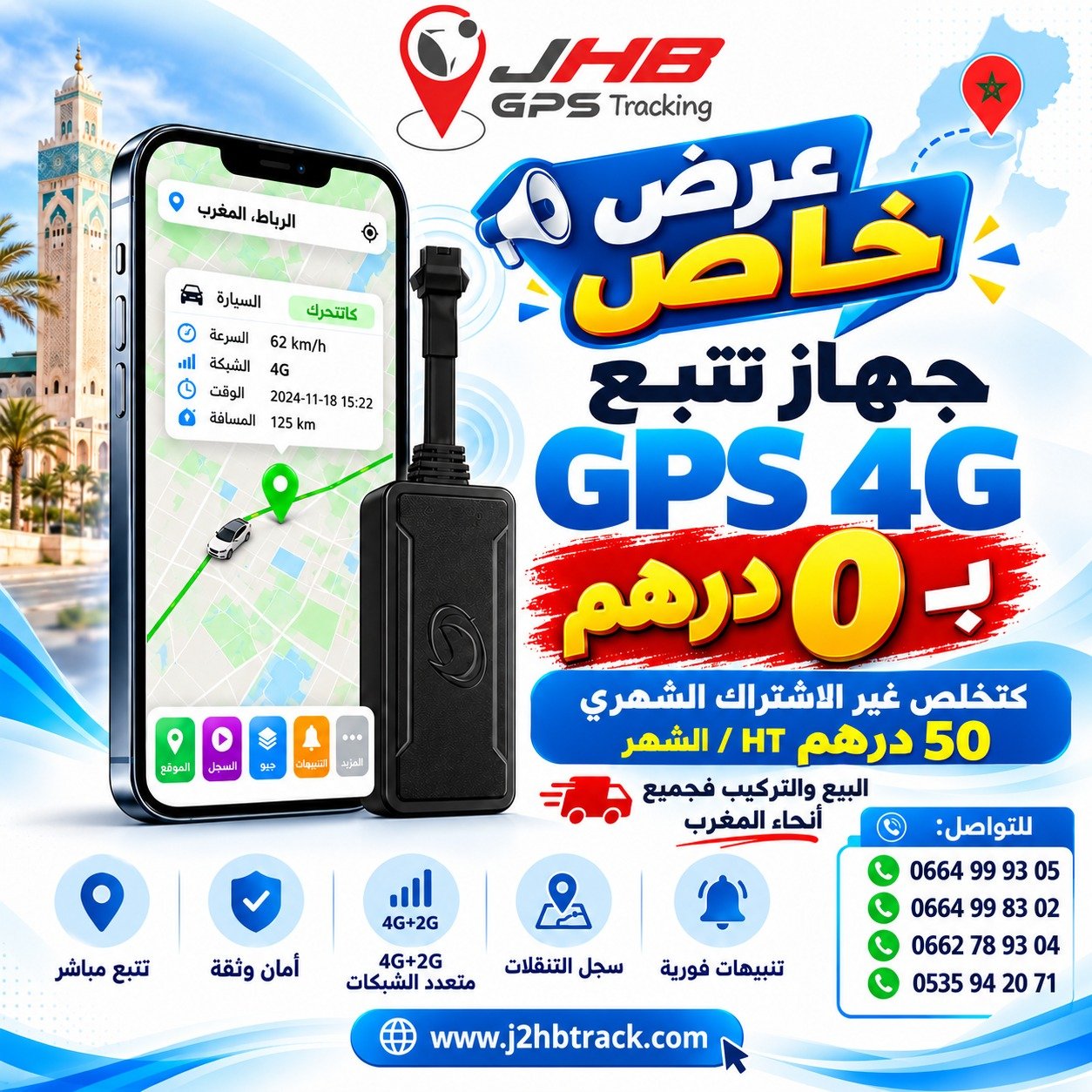 Promotion GPS 4G J2HB Tracking